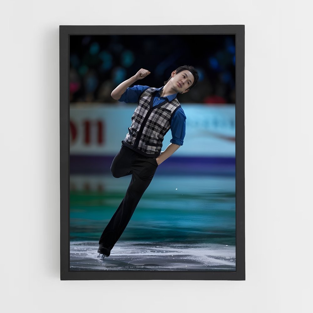 Poster Patrick chan – affiche Patinage artistique (vue 2)